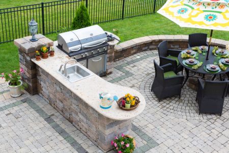 Outdoor living space construction