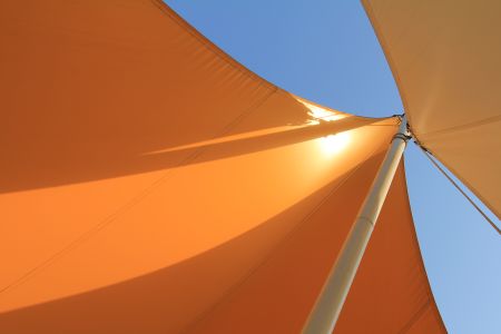 Shade sail installation